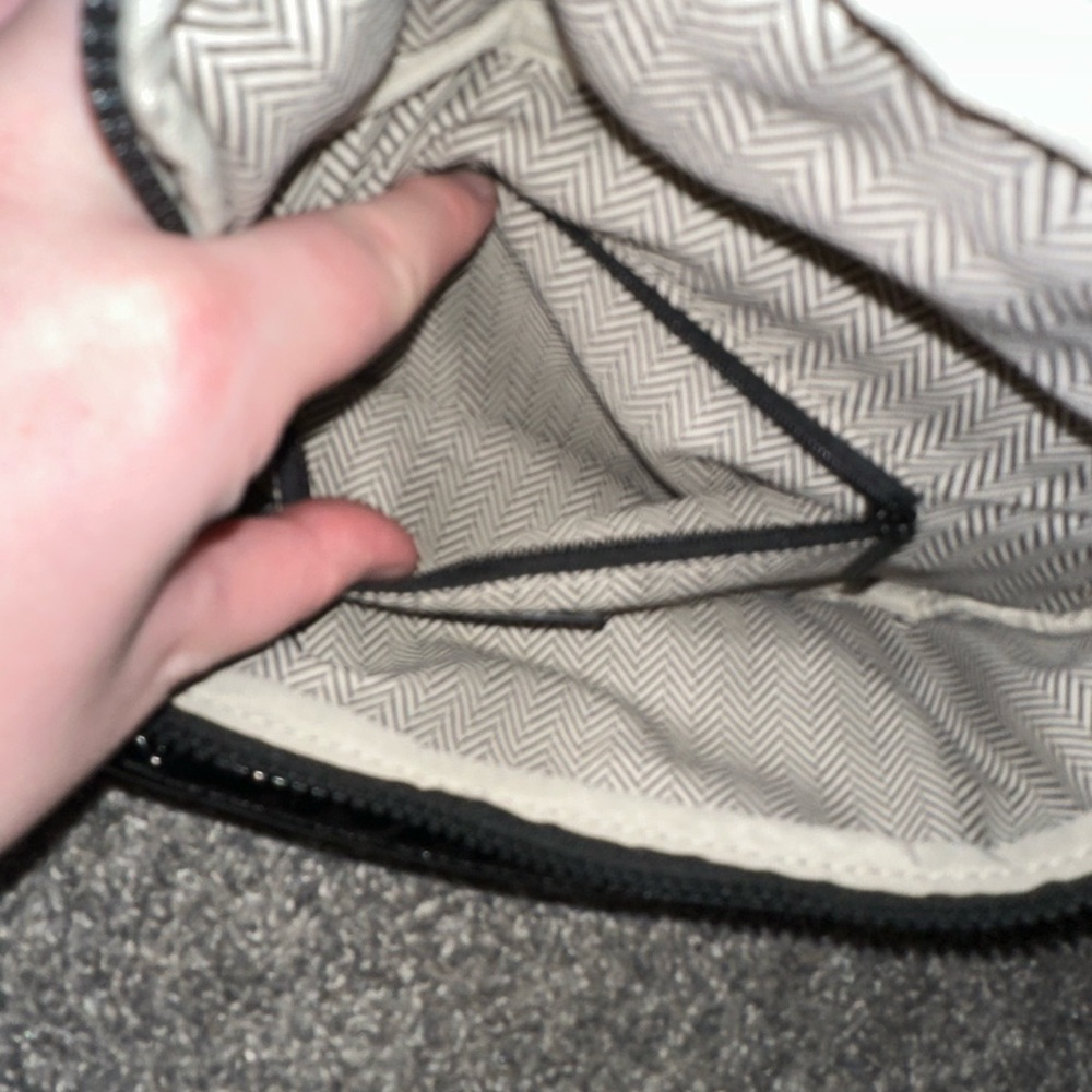 Black Shiny Puffer Belt Bag - Picture 5 of 5